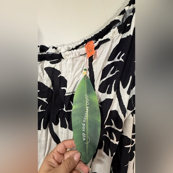 NWT Farm Rio One-Shoulder Midi Dress - Picture 8 of 8